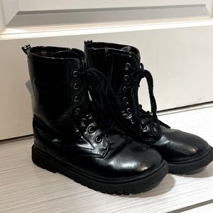 CENICE BLACK COMBAT BOOTS🖤